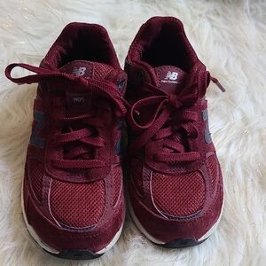 New Balance Kids' Burgundy Sneakers